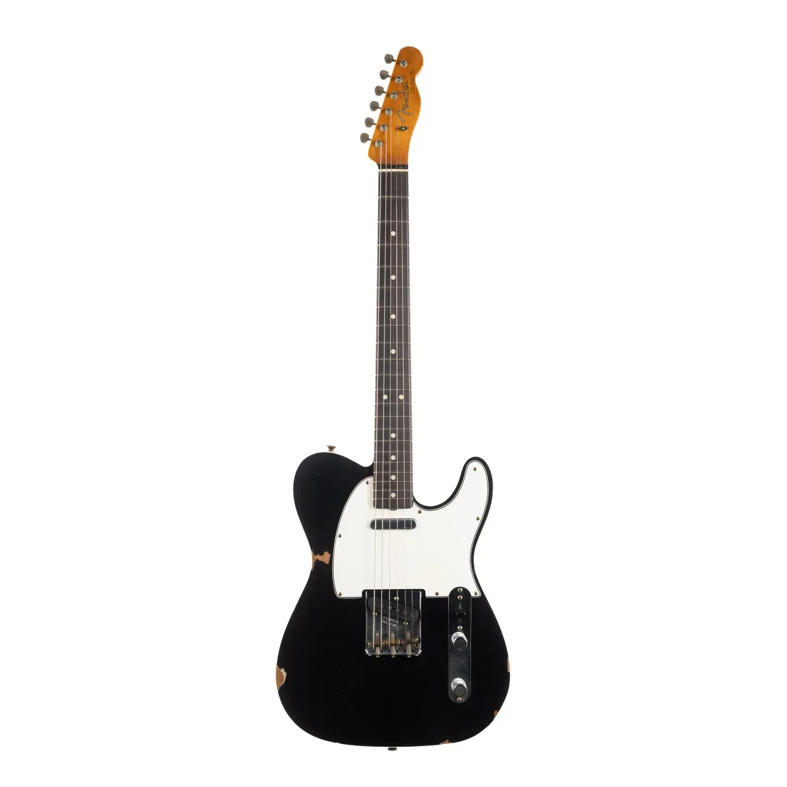 Электрогитара Fender Custom Shop 1963 Telecaster Relic Masterbuilt David Brown Black