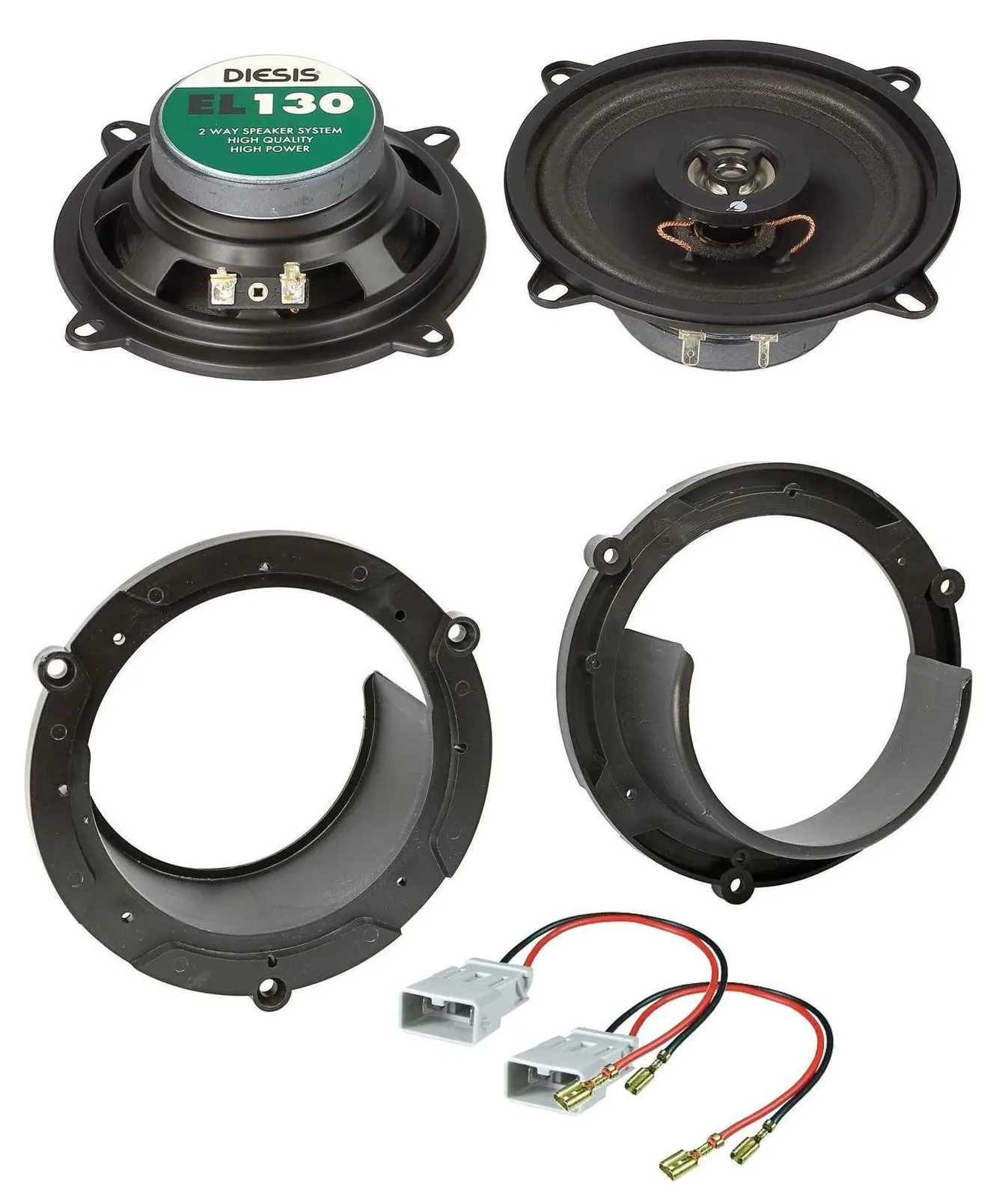 ACV 2-Wege 13cm 80Watt Lautsprecher für Honda Accord ab 99 Fronttür Heck Auto Bo