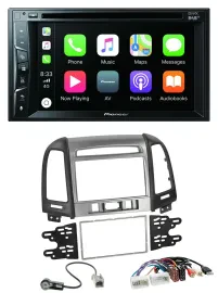Pioneer MP3 USB DVD Bluetooth DAB 2DIN Autoradio für Hyundai Santa Fe USB AUX 3