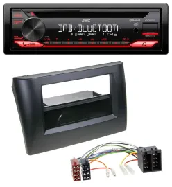 JVC CD DAB USB Bluetooth MP3 Autoradio für Fiat Stilo 192 01-08 Ablagefach