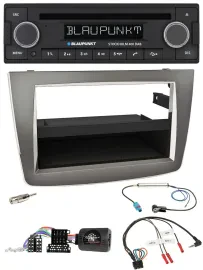 Blaupunkt Lenkrad Bluetooth DAB CD USB Autoradio für Alfa Mito 955 2008-2014 sil