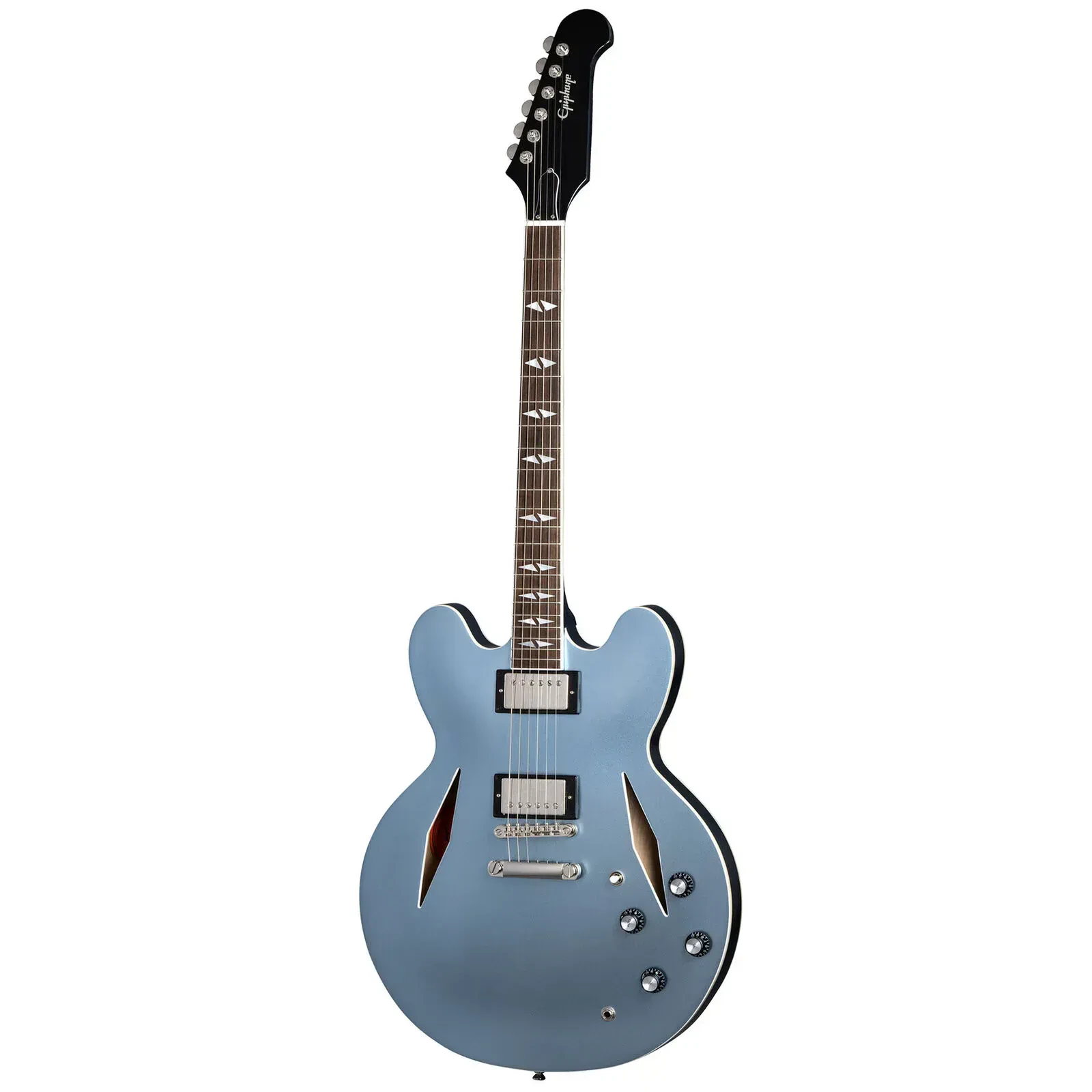 Электрогитара Epiphone Dave Grohl DG-335 полуакустическая Pelham Blue с кейсом