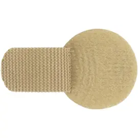 Wireless Mic Belts Cable Discs Management Tabs, Tan, 50-Pack #AC-DISC-50-T