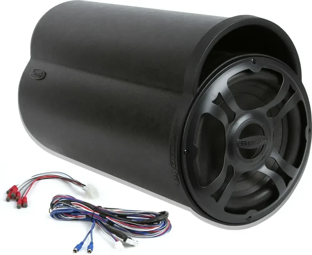 Open Box, Great - Bazooka BTA10100FHC Loaded 10" Amplified Bass Tube with Harnes