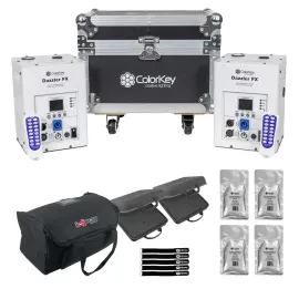 ColorKey CKU-7713 Dazzler FX MKII White 2-Pack Bundle with Bag
