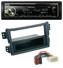 Автомагнитола Pioneer DAB USB MP3 AUX CD для Opel Agila B (2008–2014), Suzuki Splash