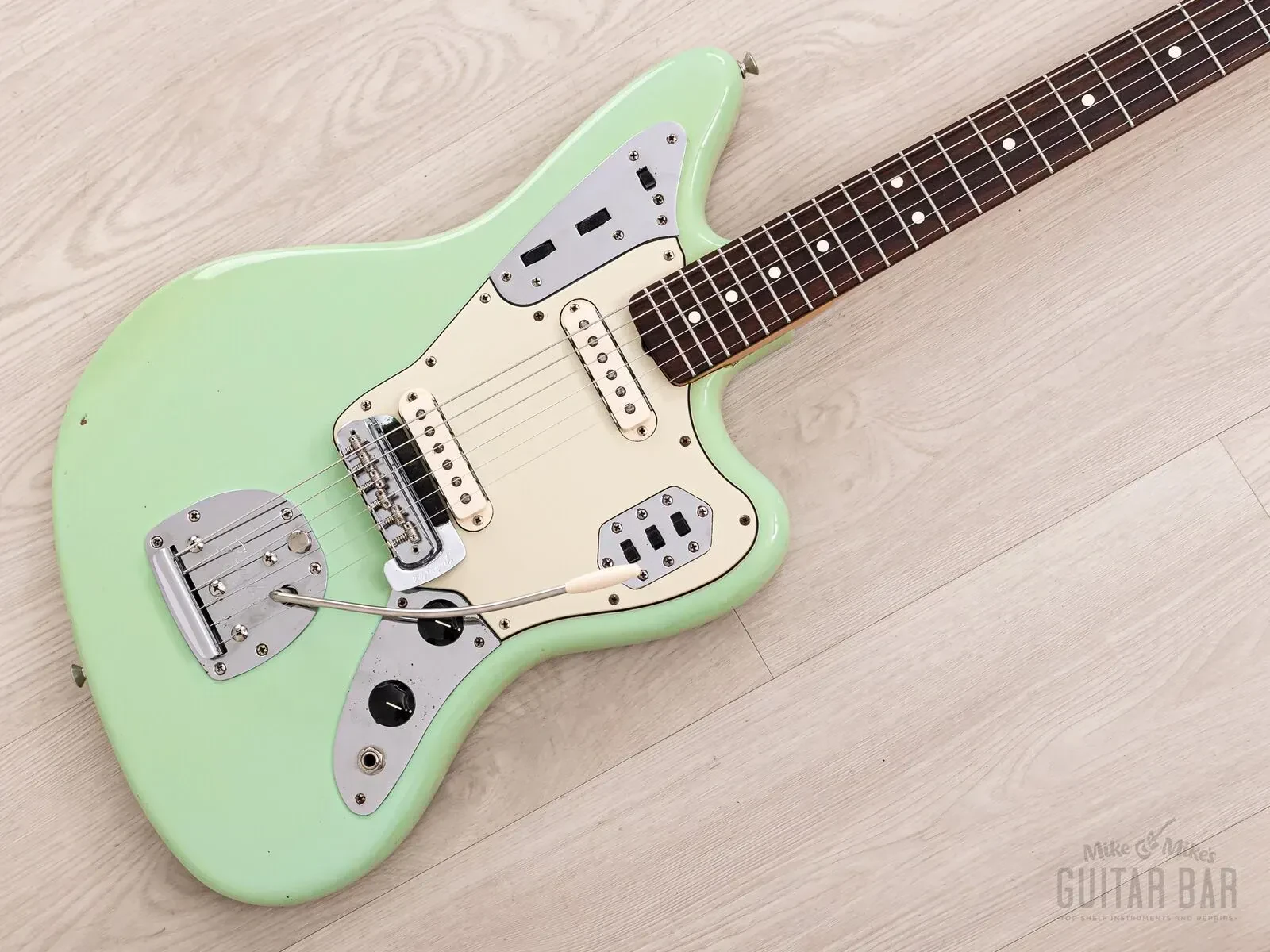 2005 Fender American Vintage '62 Jaguar Surf Green w/ Case, Hangtags