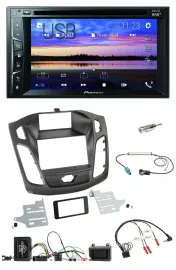 Автомагнитола для Ford Focus 2011–2014 Pioneer 2DIN, Bluetooth, USB, DVD, DAB