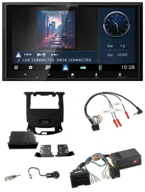 Kenwood Bluetooth 2DIN USB DAB Lenkrad Autoradio für Chevrolet Cruze ab 2016 kla