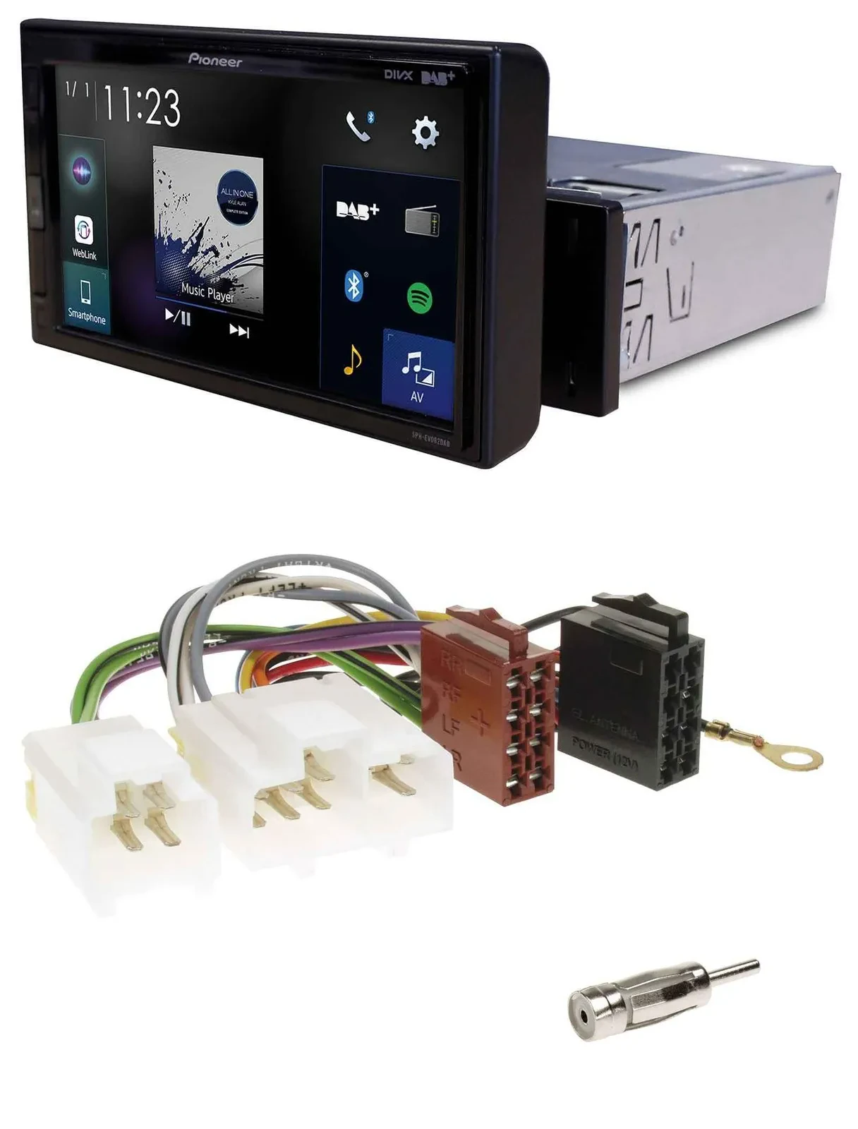 Pioneer DAB MP3 Bluetooth USB Autoradio für Nissan Almera N15 (1995-2000)