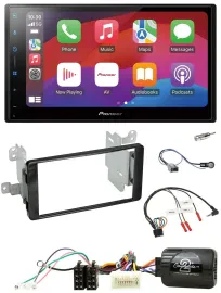 Pioneer DAB USB Lenkrad Bluetooth 2DIN Autoradio für Mitsubishi ab 2012 Outlande