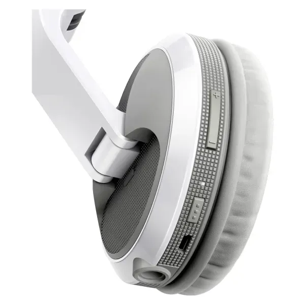 Pioneer DJ HDJ X5BT White Wireless Bluetooth DJ Studio Headphones w Table Stand SKIFMUSIC 585734