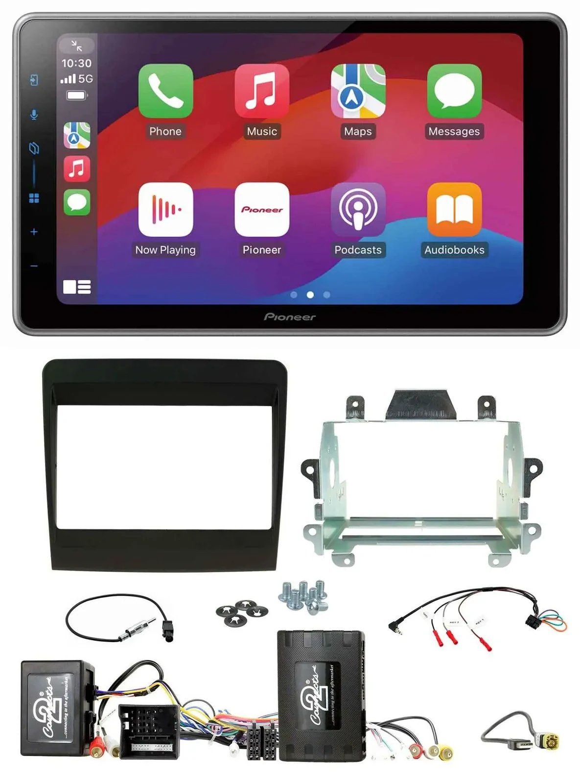 Автомагнитола для Porsche 911 2011–2017 Pioneer 2-DIN USB DAB Bluetooth совместимая с управлением на руле