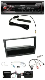 Pioneer CD USB Lenkrad DAB MP3 Autoradio für Opel Corsa C 2004-2006 schwarz