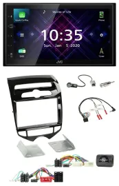JVC DAB 2DIN Lenkrad Bluetooth USB Autoradio für Hyundai ix20 ab 10 autom. Klima