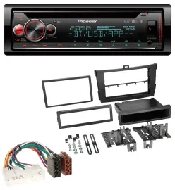 Pioneer MP3 DAB CD Bluetooth USB Autoradio für Toyota Corolla ab 2009 schwarz
