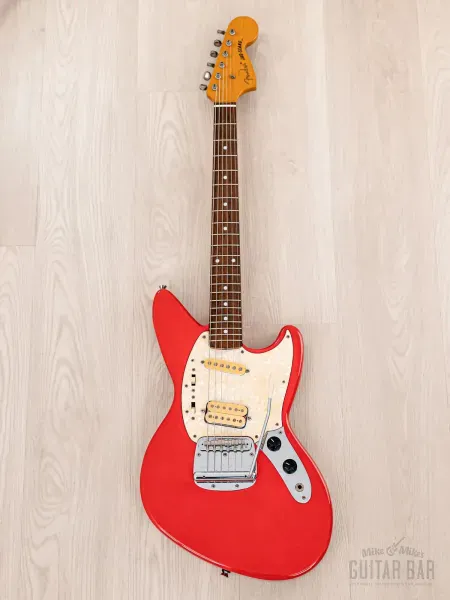 Электрогитара Fender Jag-Stang JGS-65 Kurt Cobain Signature HS Fiesta Red w/gigbag Japan 1996