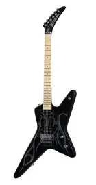 Электрогитара Kramer Tracii Guns Gunstar Voyager Signature Model Metallic Silver Ghost Flames