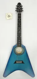 CAV-20 Электро-акустическая гитара, голубая, Caraya