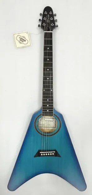 CAV-20 Электро-акустическая гитара, голубая, Caraya