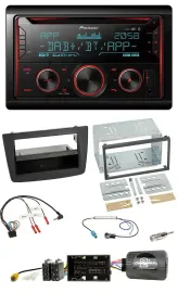 Автомагнитола для Alfa Romeo MiTo 2014–2018 Pioneer 2-DIN DAB, Bluetooth, USB, CD, черная