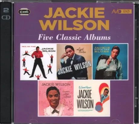 CD-диск Jackie Wilson Five Classic Albums (He's So Fine / Lonely Teardrops / Sings The Blues / A Woman, A Lover, A Friend, 2CD)