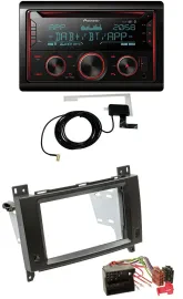 Pioneer 2DIN MP3 DAB USB CD Bluetooth Autoradio für Mercedes B- A-Klasse 04-12 s