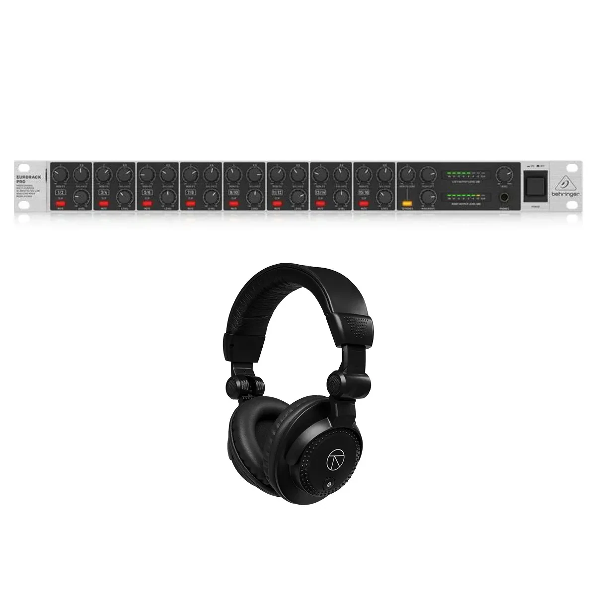 Рэковый микшер Behringer RX1602 V2 Eurorack Pro с наушниками