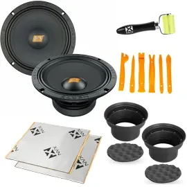 Hertz SV 200.1 500W RMS 8" Midrange Speakers with Accessories