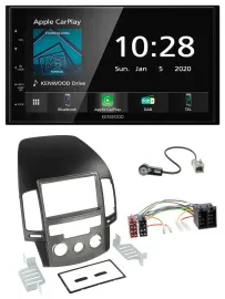 Kenwood Bluetooth MP3 DAB USB 2DIN Autoradio für Hyundai i30 (ab 08)
