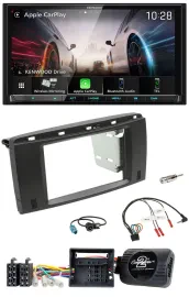 Kenwood Lenkrad 2DIN USB DAB Bluetooth Autoradio für Mercedes SLK 08-11 R171