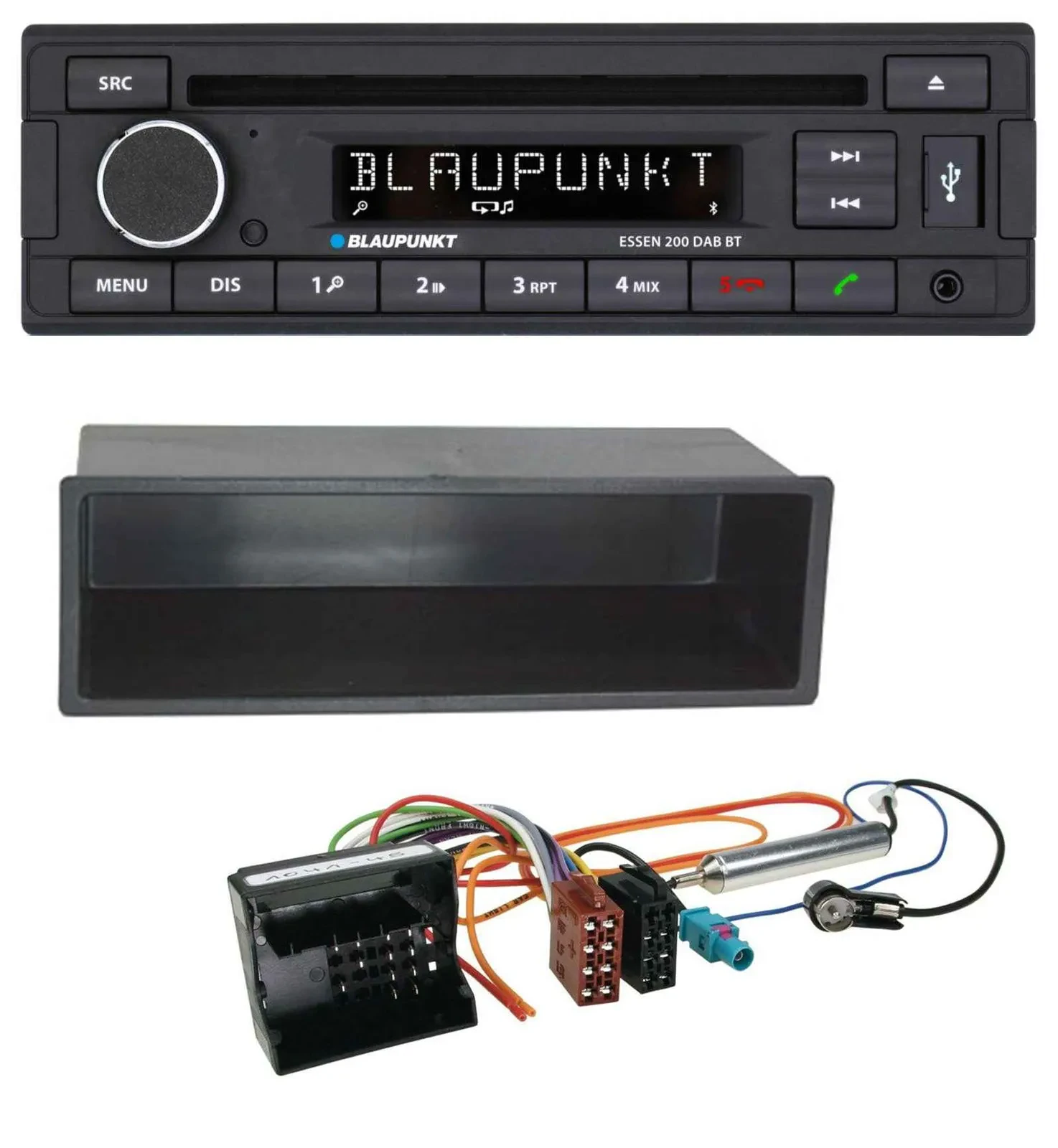 Blaupunkt USB MP3 Bluetooth DAB CD Autoradio für Citroen Berlingo, C2, C3, Jumpy