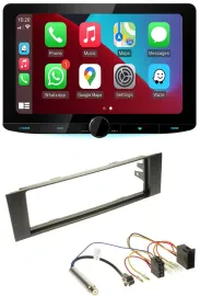Kenwood MP3 USB DAB Bluetooth Autoradio für Audi A3 (8P, 03-06) - ISO