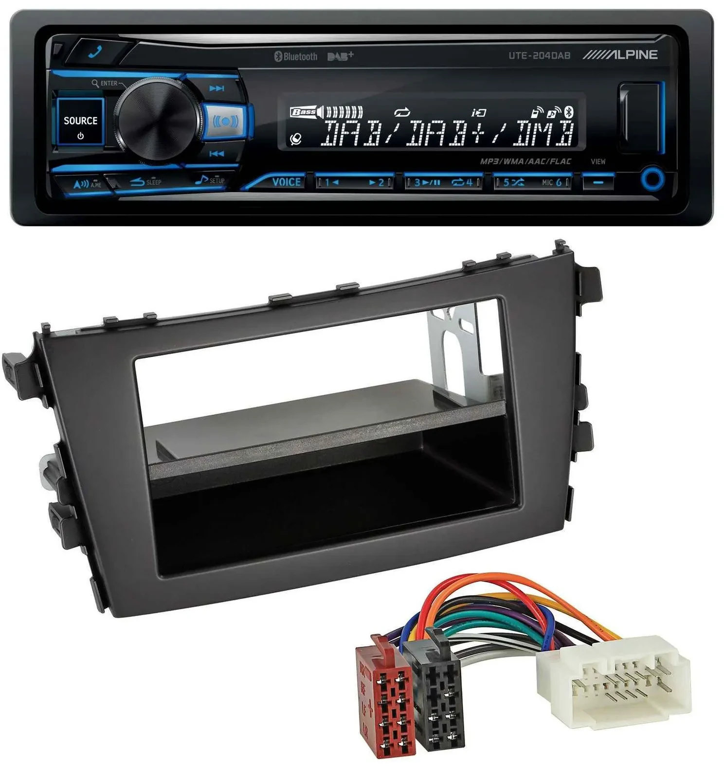 Автомагнитола для Suzuki Celerio (LF, с 2014) Alpine USB, Bluetooth, DAB, MP3