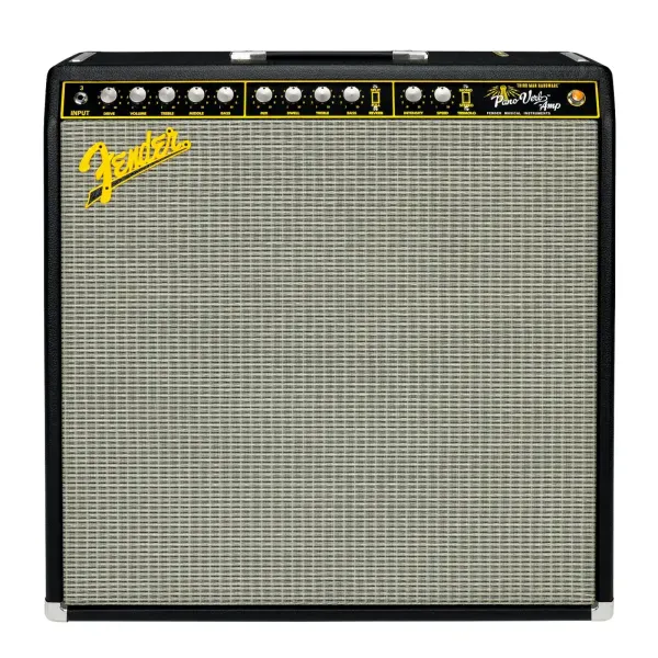 Fender Jack White Signature Pano Verb Tube Electric Guitar Combo Amp, 70W, Black