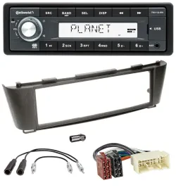 Continental USB MP3 AUX 1DIN Autoradio für Nissan Almera (ab 2003)