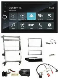 Автомагнитола для Hyundai IX55 Blaupunkt 2DIN Bluetooth USB DAB навигация TMC, поддержка управления на руле (2009–2020)