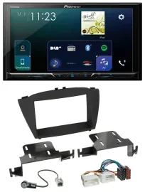 Автомагнитола Pioneer 2-DIN, DAB, Bluetooth, USB для Hyundai ix35 (с 2013)