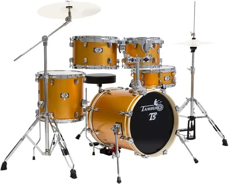 Ударная установка акустическая TAMBURO T5NCR22YWSK Yellow Rust Sparkle