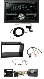 Pioneer CD USB Lenkrad Bluetooth 2DIN DAB Autoradio für VW Polo Passat Quadlock