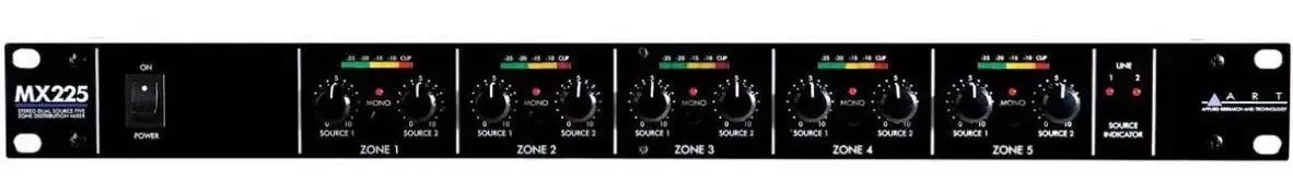 Зонный рэковый микшер ART MX225