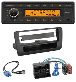 Continental 1DIN USB AUX MP3 Autoradio für Audi A1 (ab 2012)
