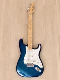 Электрогитара Fender Deluxe Stratocaster Plus SSS Blue Burst w/case USA 1990
