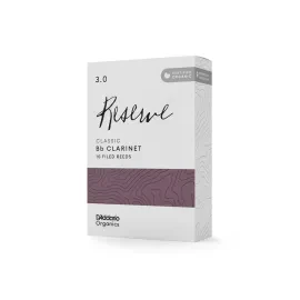 Трости для кларнета Rico ODCT1030 Organic Reserve Classic Вb 3.0 (10 штук)