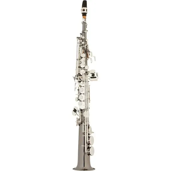 Саксофон Allora ASPS-450 Vienna Series Straight Soprano Sax Black Nickel Body Silver Keys