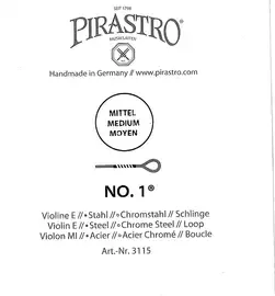 Струна для скрипки Pirastro 311521 Violin E String 4/4 Medium