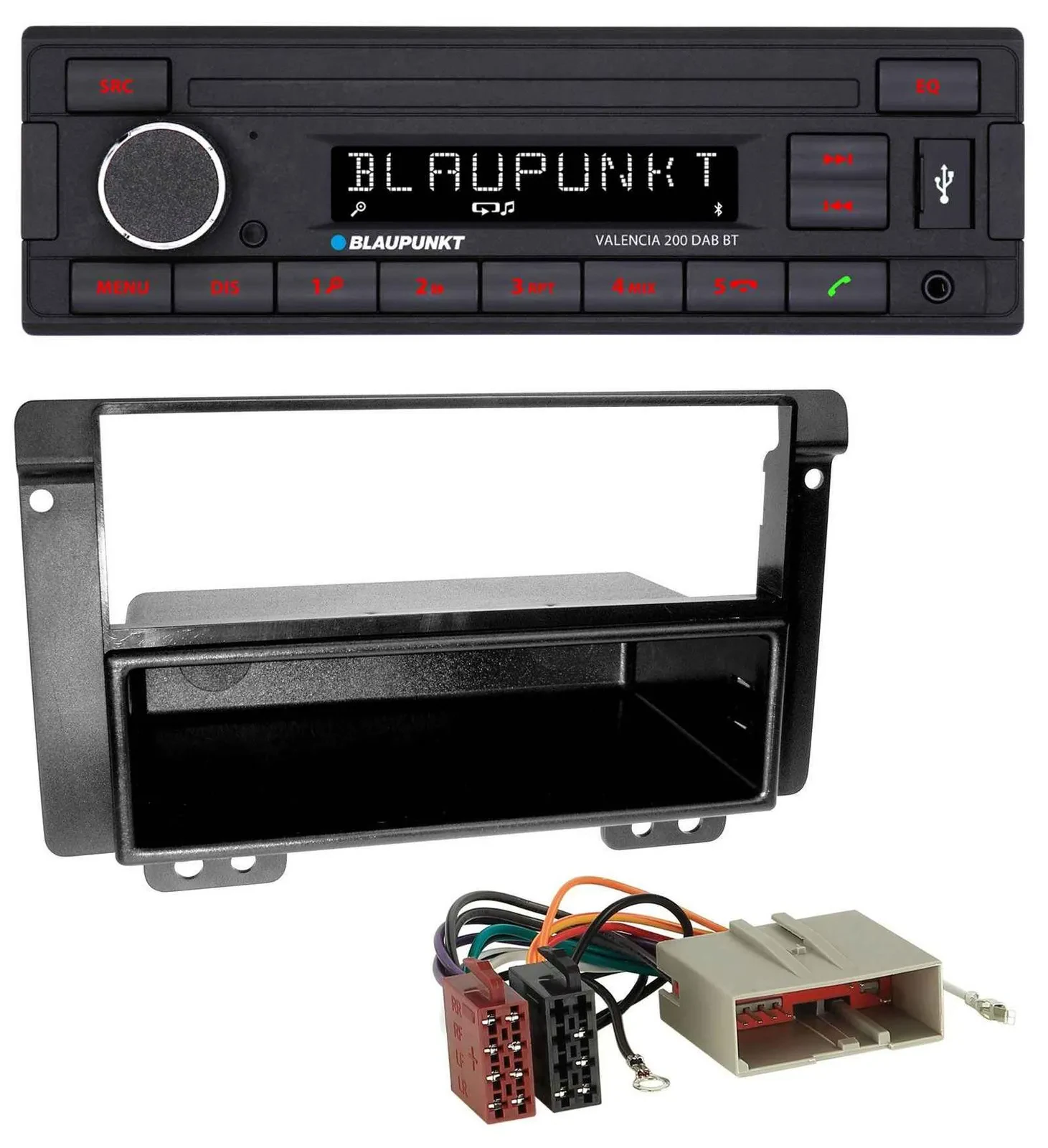 Blaupunkt DAB MP3 Bluetooth USB Autoradio für Landrover Freelander 2004-2007