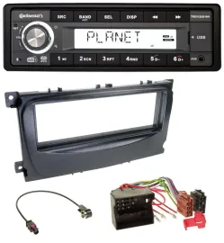 Continental USB 1DIN AUX DAB MP3 Autoradio für Ford Focus C-Max Galaxy ab 2007 s