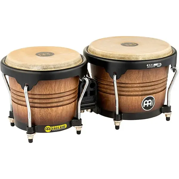 Бонго MEINL Free Ride Series Matte Wood Bongos Antique Tobacco Burst 6.75 & 8 in.