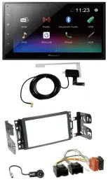 Автомагнитола для Chevrolet Corvette/Uplander (с 2005) Pioneer 2 DIN, DAB, MP3, Bluetooth, USB